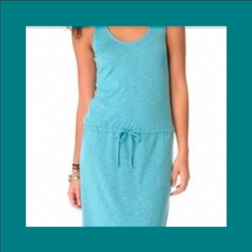 🌺 Lanston teal blue maxi dress